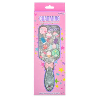 Charming Rhinestone Paddle Brush 