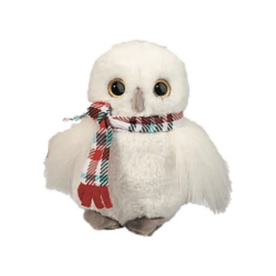 Winter Lil' Babies White Owl w/ Scarf