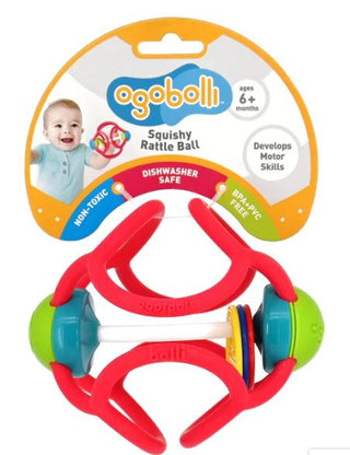 OgoBolli Squishy Rattle Ball 