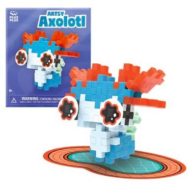 Plus Plus Pet Packets Artsy Axolotl
