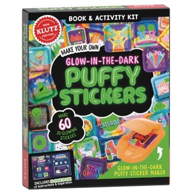 Make Your Own Glow-in-the-Dark Puffy Stickers