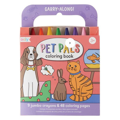 Carry Along Coloring Book Set Pet Pals