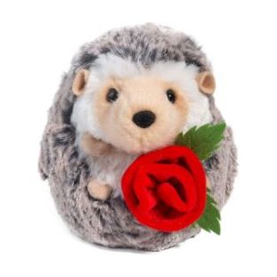 Spunky Hedgehog with Rose 
