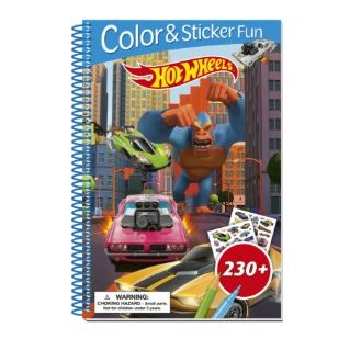 Hot Wheels 3D Lenticular Sticker Book 