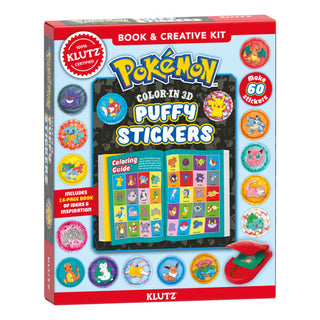 Pokemon Color-In 3D Stickers 