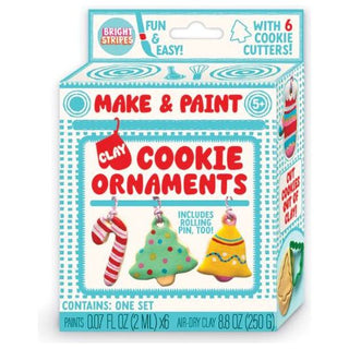 Make & Paint Clay Cookie Ornaments 