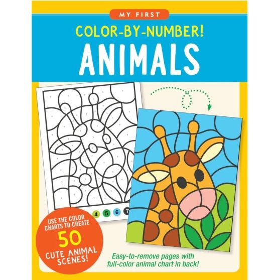My First Color-by-Number! Animals