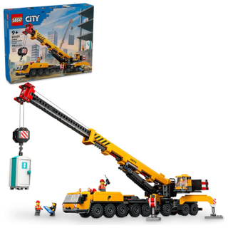 Yellow Mobile Construction Crane 