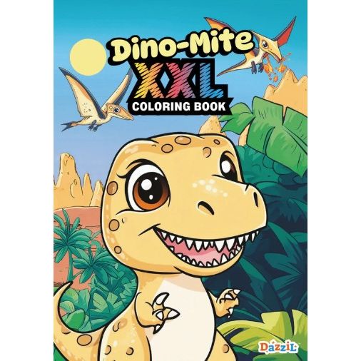 Dino-Mite XXL Coloring Book