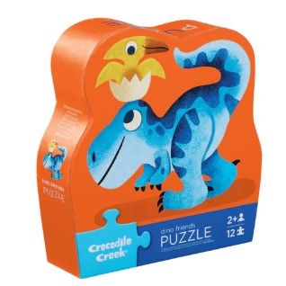 12 Piece Mini Puzzle Dino Friends