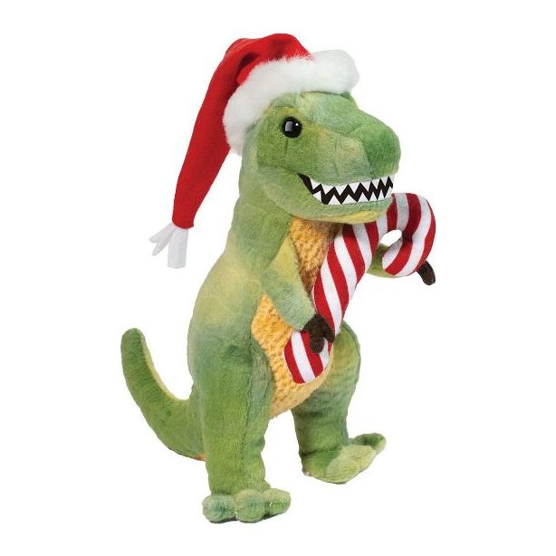 Holiday T-Rex w/ Santa Hat