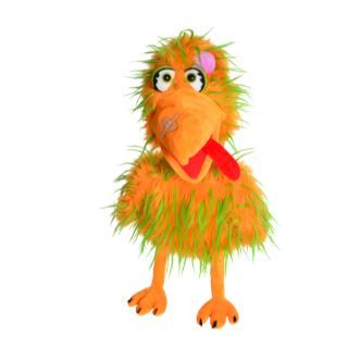 Living Puppets Glove puppet W826 Quatschköppe GISA Grippchen, orange, 20 cm Living Puppets Glove puppet W826 Quatschköppe GISA Grippchen, orange, 20 cm