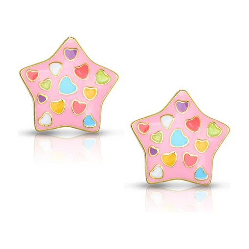 Puff Star Stud Earrings