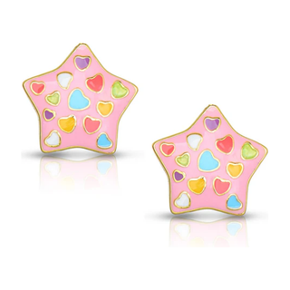 Puff Star Stud Earrings 