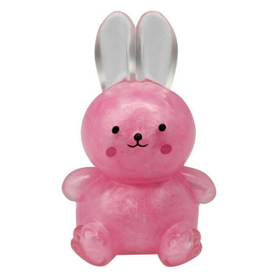 Glitter Bunny Squeeze Toy Pink