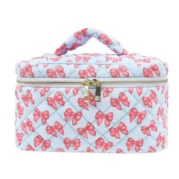 Blue Bow Vanity Bag