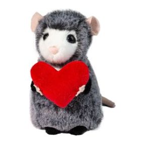 Valentine Possum with Heart