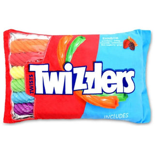Rainbow Twizzlers Fleece Pillow 