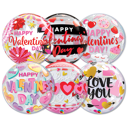 Valentine Balloon Bouquet Love Bubbles