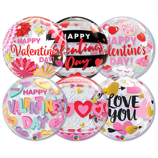 Valentine Balloon Bouquet Love Bubbles 