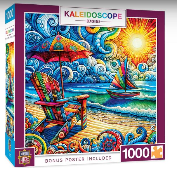 Kaleidoscope Beach Day - 1000 pc