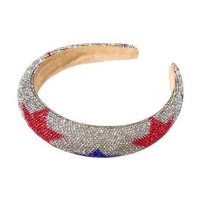 Patriotic Star Crystal Headband