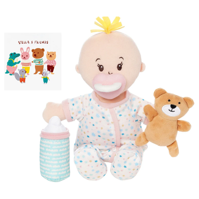 Love, Stella Sleepy Time Set Peach Doll With Blond Tuft