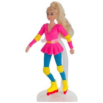 World's Smallest Barbie Rollerblade