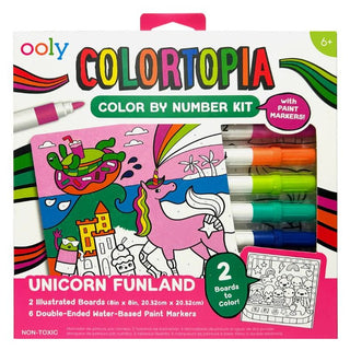 Colortopia: Paint Marker by Number Unicorn 