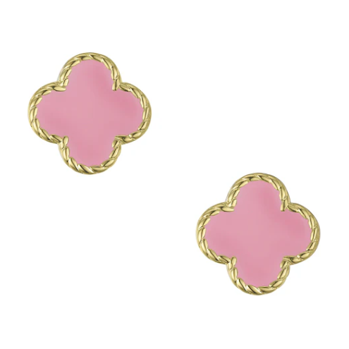 Four Leaf Clover Stud Earrings