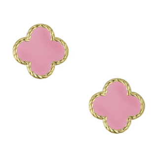 Four Leaf Clover Stud Earrings 