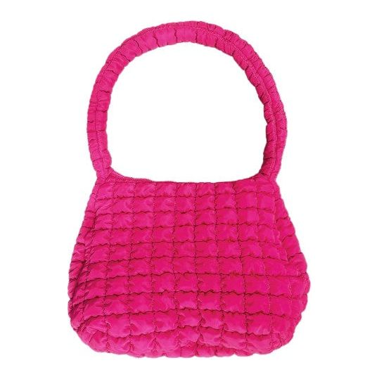 Puffer Tote Bag - Pink