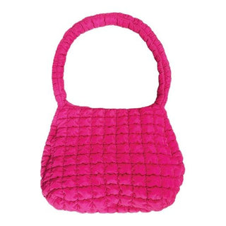 Puffer Tote Bag - Pink 