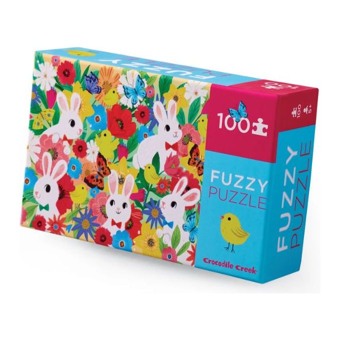 100 Pc Fuzzy Puzzle - Bunny