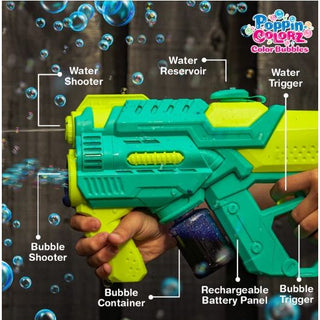 PoppinColorz Hydra 2-in-1 Bubble Blaster 