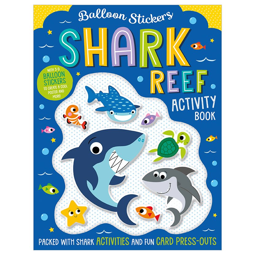 Balloon Stickers Shark Activity Book