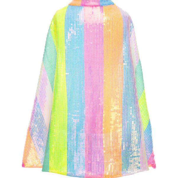 Stripy Sequins Cape