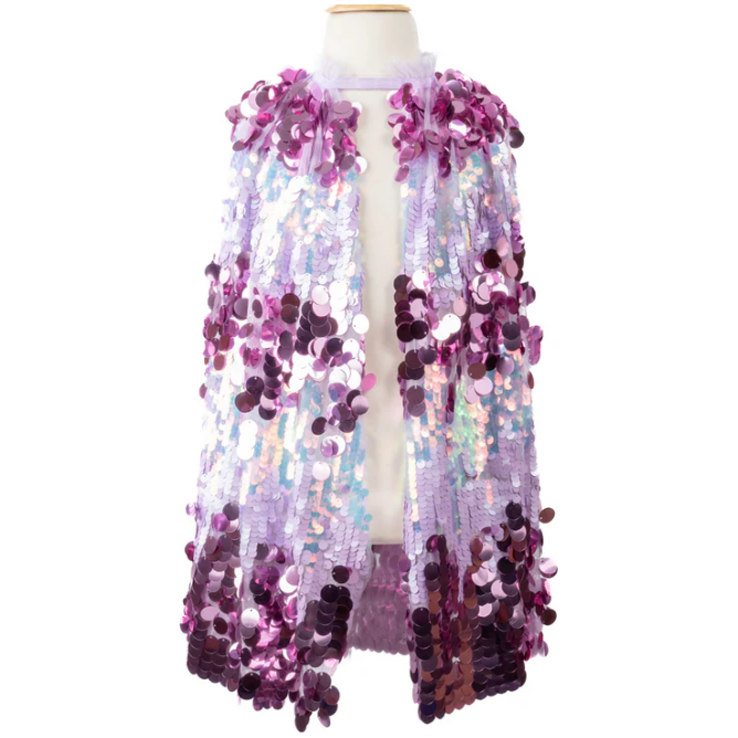 The 5th Avenue Purple Pailette Cape