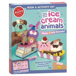 Sew Your Own Ice Cream Animals 