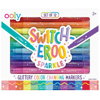 Switcheroo Sparkle Glittery Color Changing Markers 