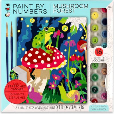 Paint By Number Mushroom Forest