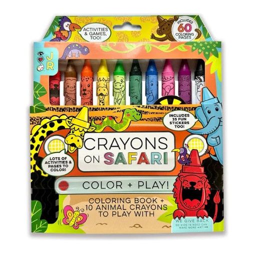 Crayons on Safari