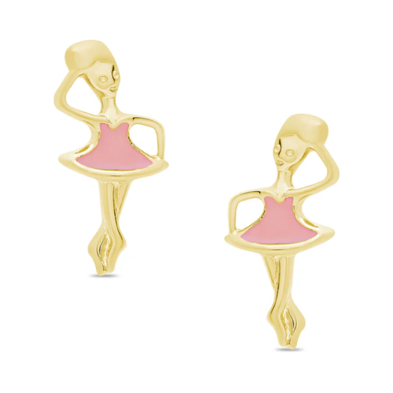 Ballerina Stud Earrings