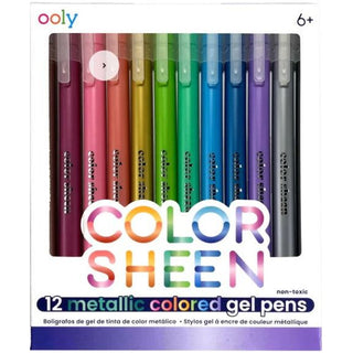 Color Sheen Metallic Colored Gel Pens 