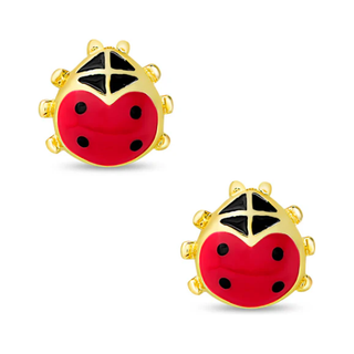 Ladybug Stud Earrings 