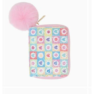 Glitter Hearts Wallet 