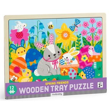 Spring Friends 12 pc Wooden Puzzle