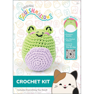 Squishmallow Crochet Kit Wendy Frog 