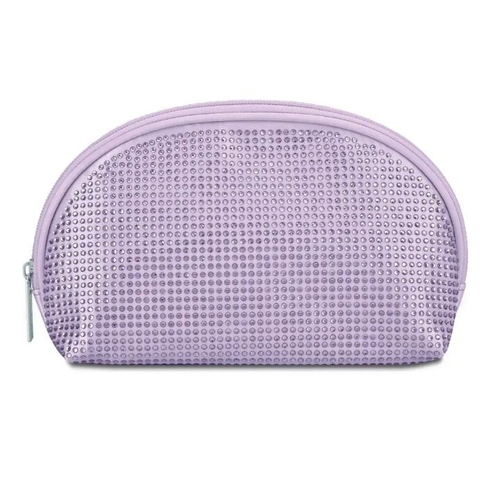 Rhinestone Cosmetic Bag - Oval Cover