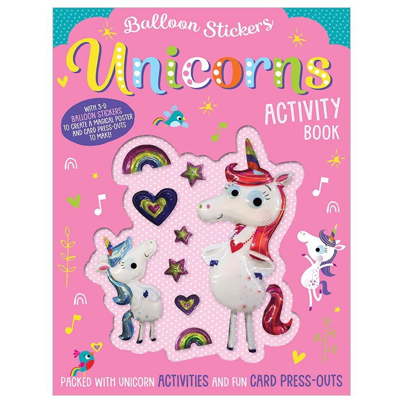 Balloon Stickers Unicorn Activity Book